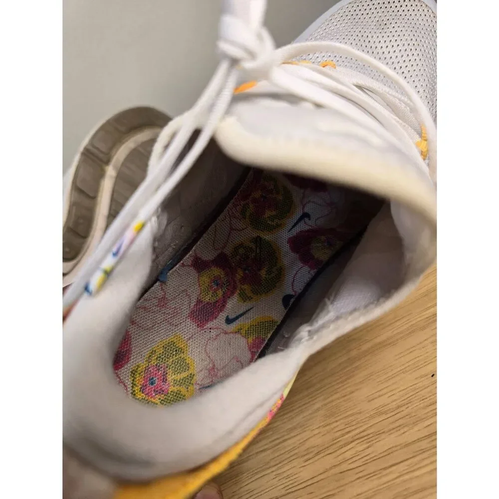 Nike Air Max 270 Floral Women’s Running Shoes Size 8 Pink